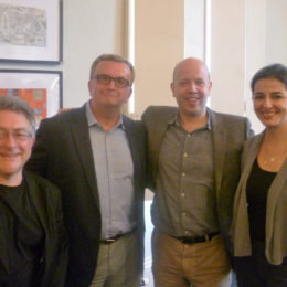 Presteigne Festival, with composers Robert Saxton, Huw Watkins and Dorbrinka Tabakova - August 2016