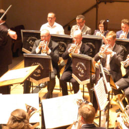 with the Addison Singers & East London Brass, Cadogan Hall, London - July 2016