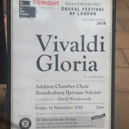 Addison Chamber Choir, St Martin-in-the Fields, London, Nov 2018