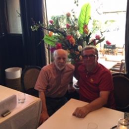 with the composer Theo Loevendie, Amsterdam, Sept 2018